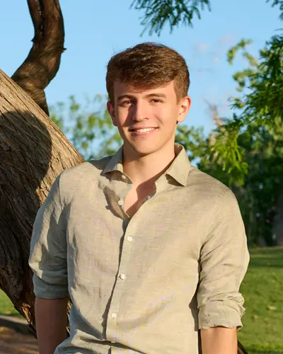 Commercial acting headshot male actor outdoor natural lighting Phoenix Arizona