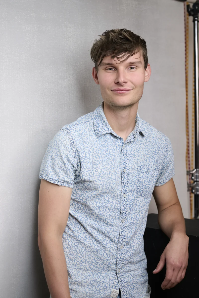 Commercial actor headshot professional studio portrait Phoenix Arizona casting directors by Marie Feutrier