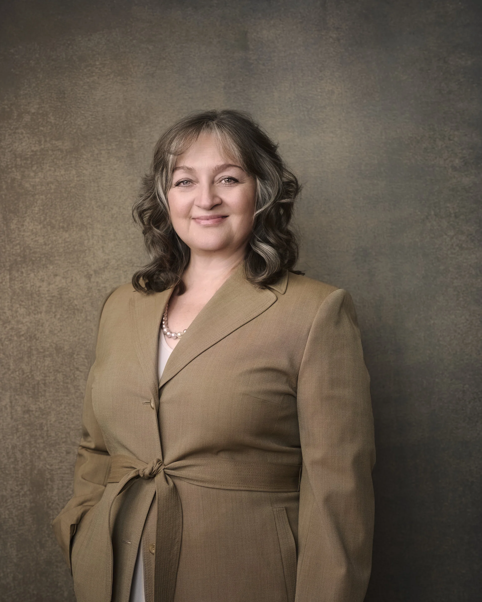 Professional headshot with colors that complement the subject's skin tone — the right palette makes you look natural and polished