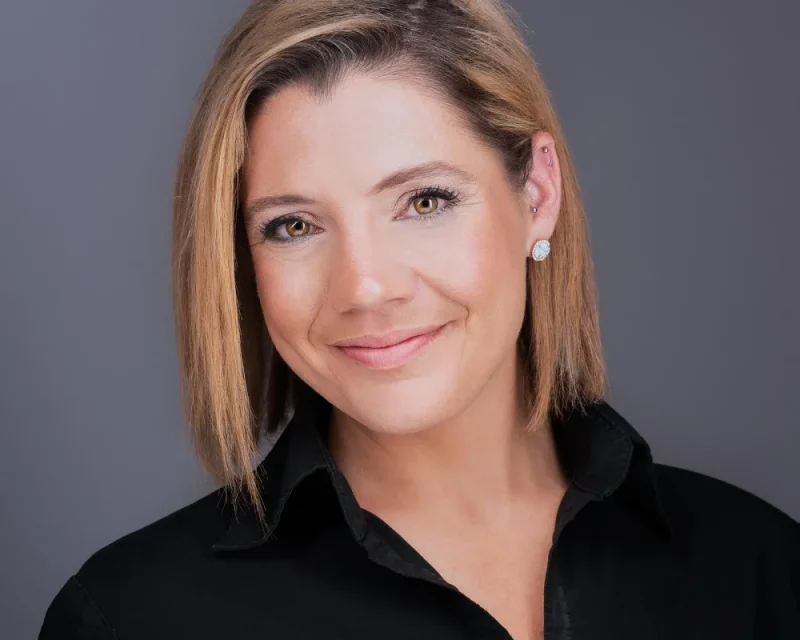 Corporate headshot of Gina professional portrait Chandler Arizona