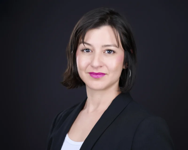 Professional headshot of Pierina during her business portrait session in Phoenix Arizona by Marie Feutrier