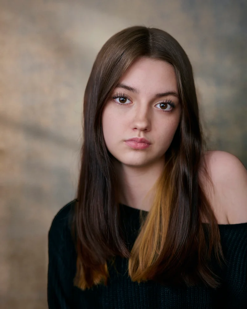 Professional headshot portrait Lillian Weaver at Gilbert Arizona studio