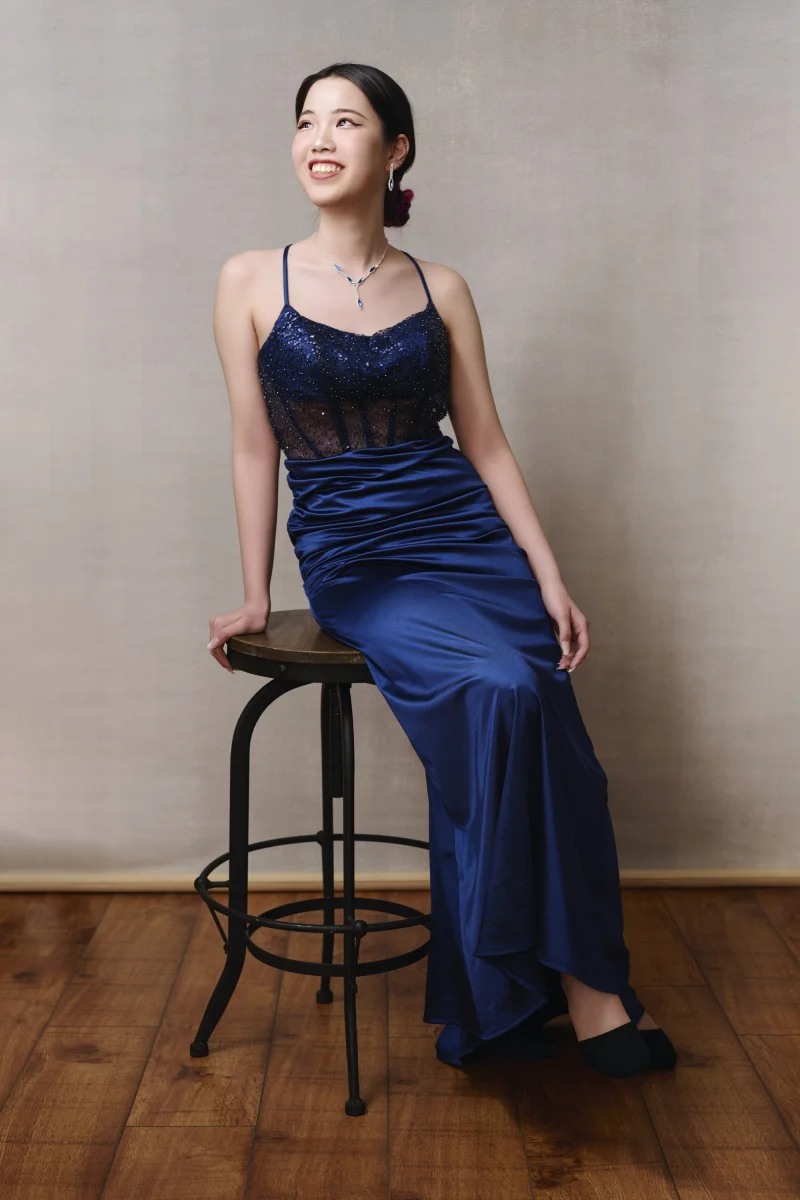 Magazine-style editorial portrait photographed in Phoenix by Marie Feutrier
