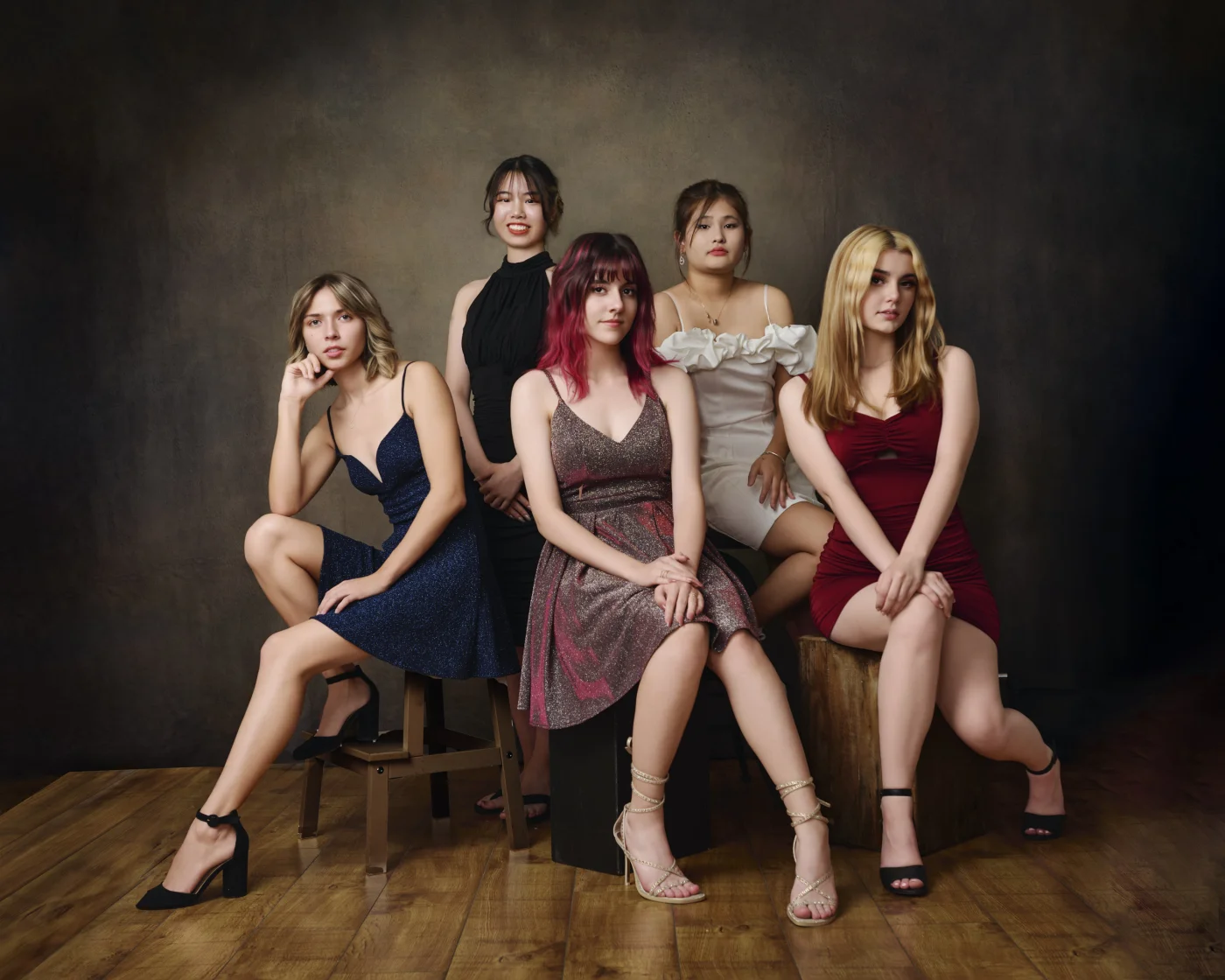 Magazine-style editorial group portrait photographed in Phoenix by Marie Feutrier