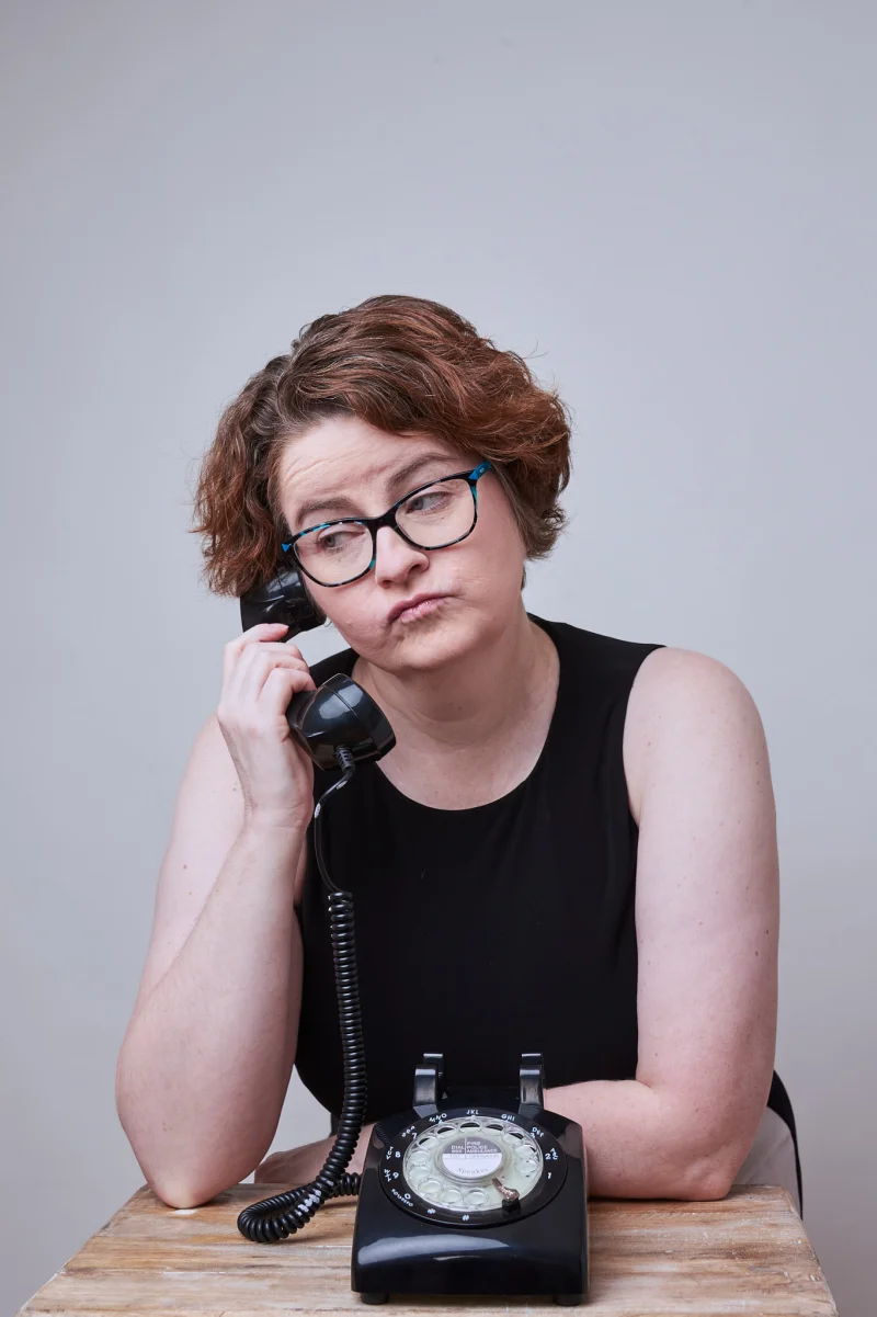 Anne McAuley Lopez, podcast host portrait by Marie Feutrier