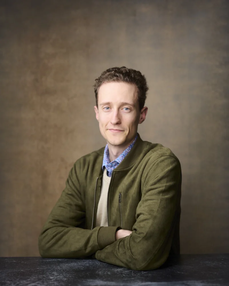 Man's personal branding portrait with authoritative expression, Scottsdale executive photographer