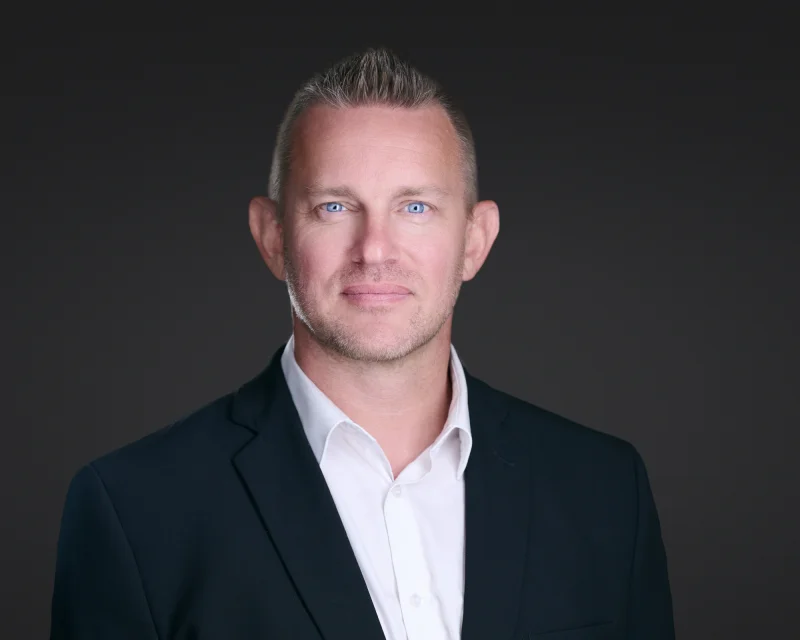 Professional headshot of Jeryme creative business portrait Tempe Arizona